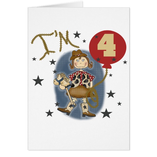 4.ª Vaquera Camisas y Regalos de Cumpleaños (Frente)