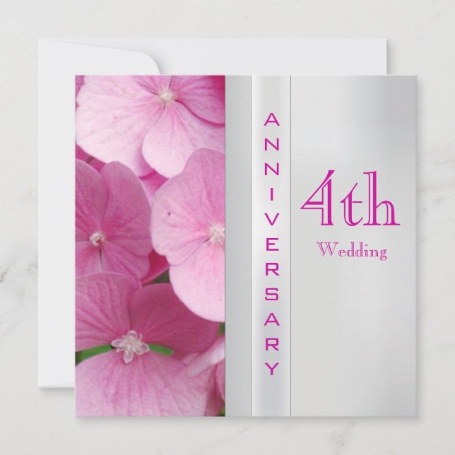 4.º Boda Aniversario Invitación (Anverso)