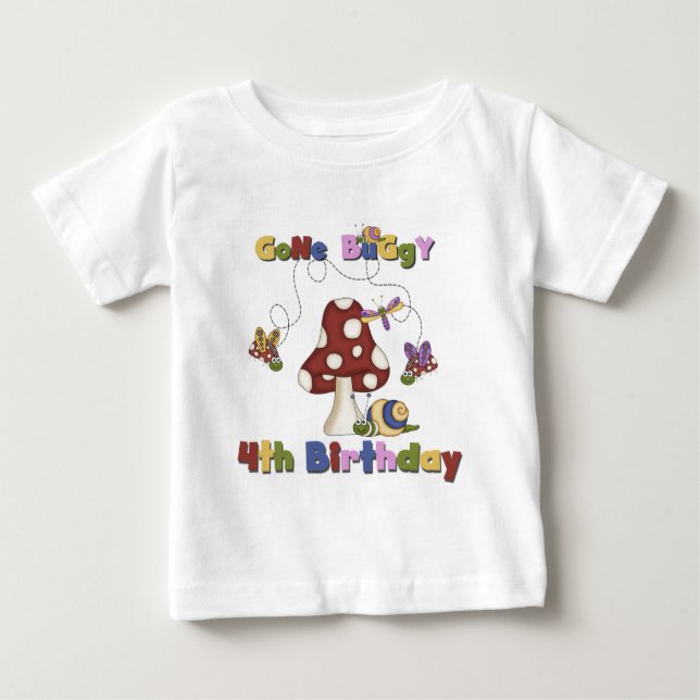 4.º Bug Camisetas de cumpleaños y regalos (Anverso)