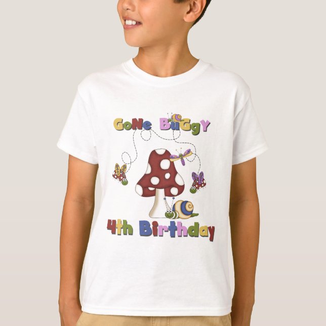 4.º Bug Camisetas de cumpleaños y regalos (Anverso)