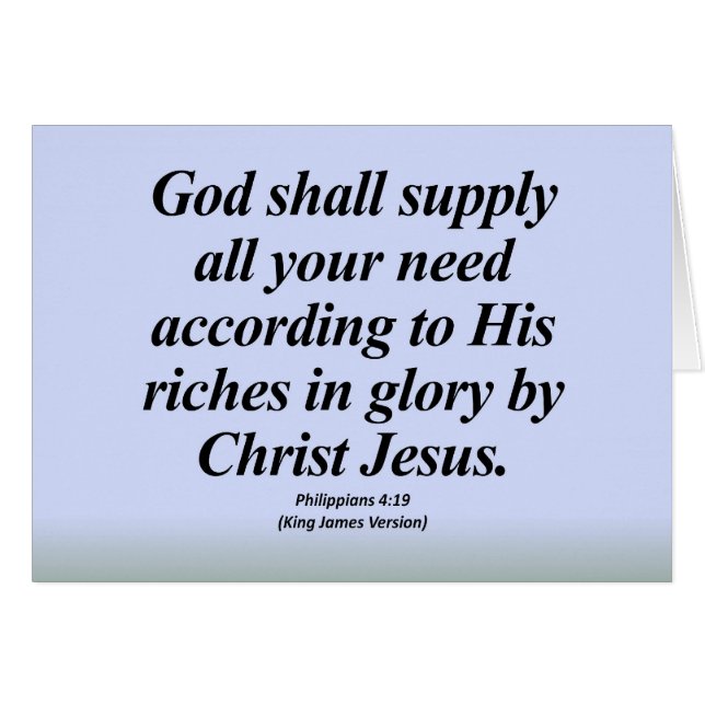 4:19 Abbrev de los filipenses del éxito (Anverso (Horizontal))