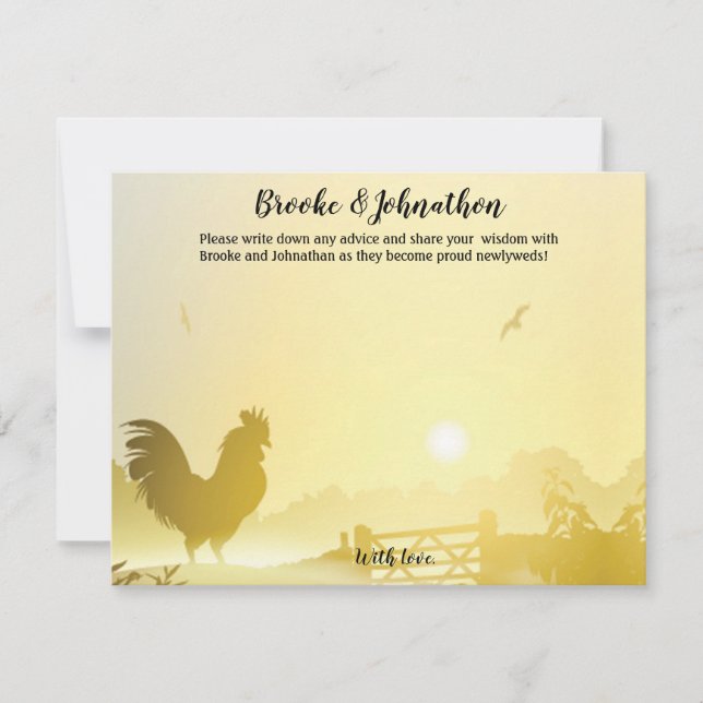 4.25x5.5 Tarjeta de asesoramiento Sunny Morning Fa (Anverso)