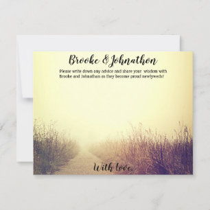 4.25x5.5 Tarjeta de consejo Camino de senda de sen