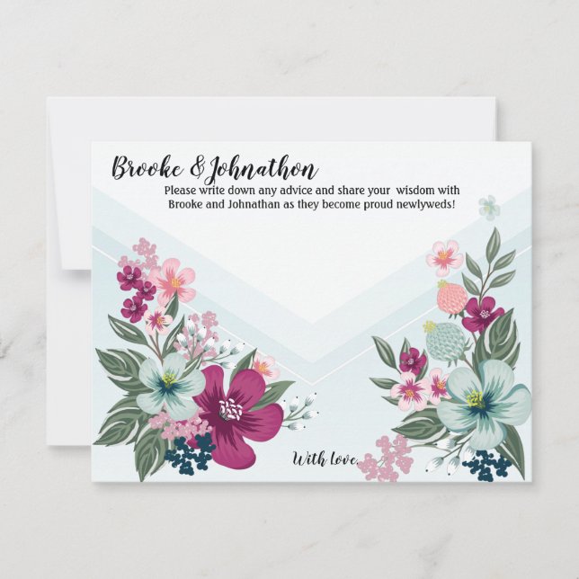 4.25x5.5 Tarjeta de consejo Flor tropical en el óm (Anverso)