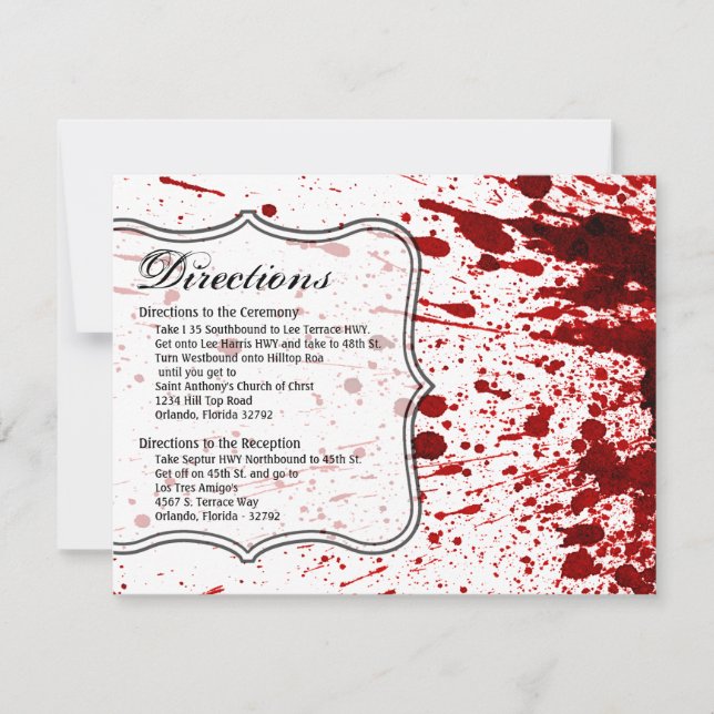 4.25x5.5 Tarjeta de dirección Splatter Vampiro obt (Anverso)