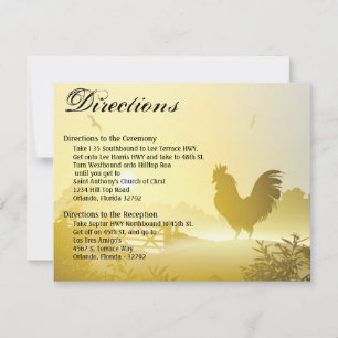 4.25x5.5 Tarjeta de dirección Sunny Morning Farm C