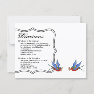 4.25x5.5 Tarjeta de dirección Tatuaje tradicional