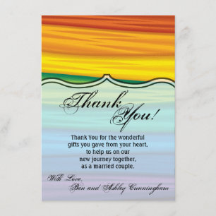 4.5x6.25 Gracias tarjeta lgbtq bandera arco iris l