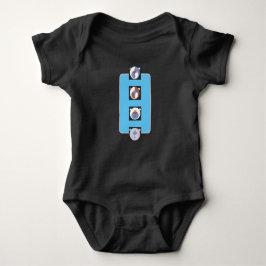 4 Bears Design Baby Jersey Bodysuit