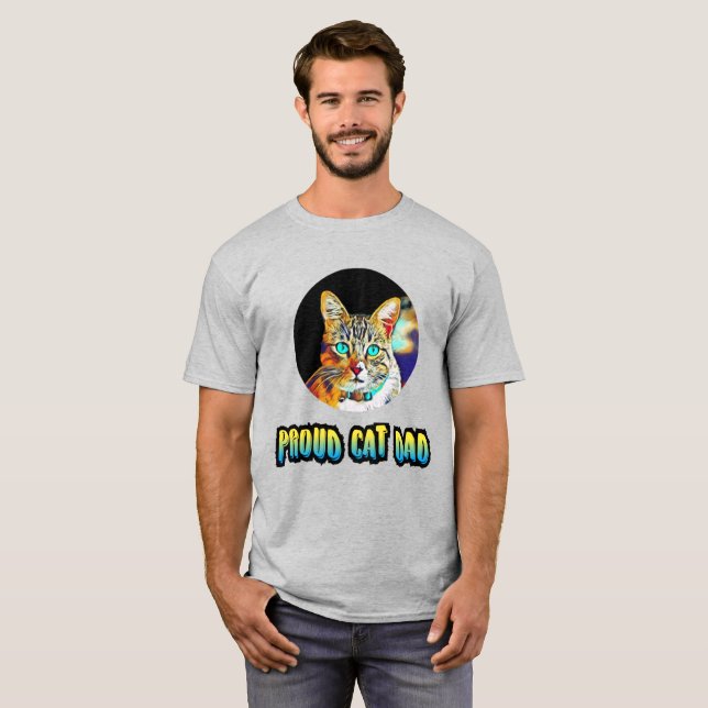 4.best cat papá menea camisetas, camisetas de amor (Anverso completo)