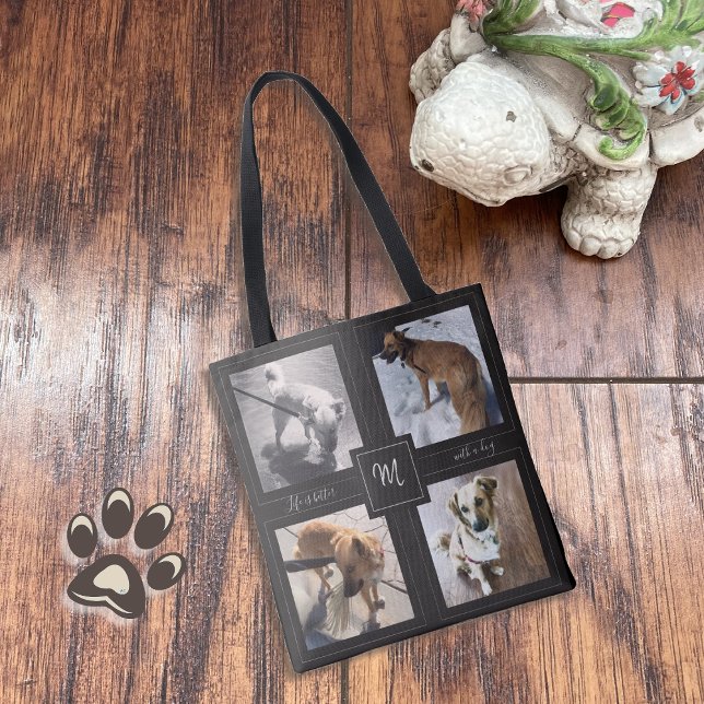 4 Collage de fotos con bolsa de tocador negra (Subido por el creador)