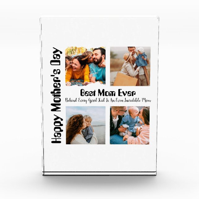 4 Collage de fotos mejor mamá de la historia (Anverso)