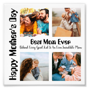 4 Collage de fotos mejor mamá de la historia