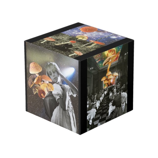 4" cubo de la foto (Angulo Anverso)