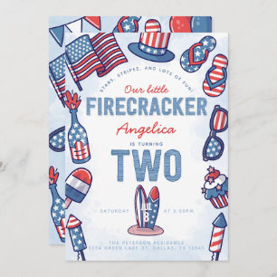 4 de julio 2014 Invitación a la fiesta de cumpleañ