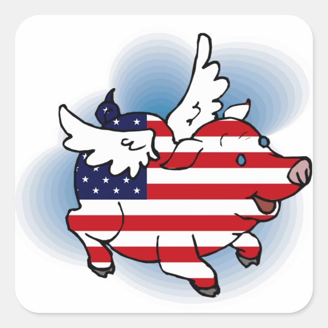 4 de julio - 4 de julio Pegatinas patrióticos de c (Anverso)