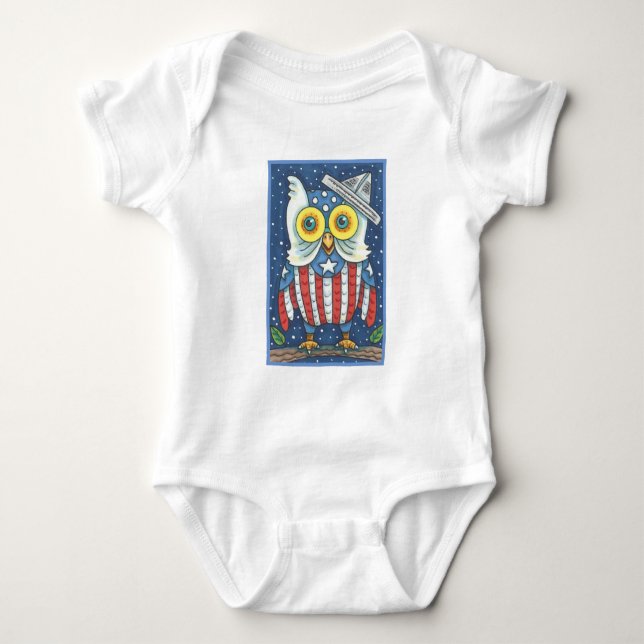 4 DE JULIO BABY JERSEY BODYSUIT White (Anverso)