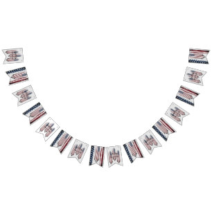 4 de julio banner de banner de la bandera Personal