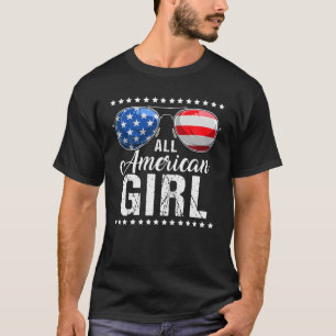 4 de julio Camisa TODO EL CHICA AMERICANO Pabellón