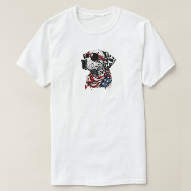 4 De Julio Camiseta Dalmatiana (Diseño del anverso)