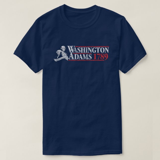 4 de julio camiseta de la campaña de Washington (Diseño del anverso)
