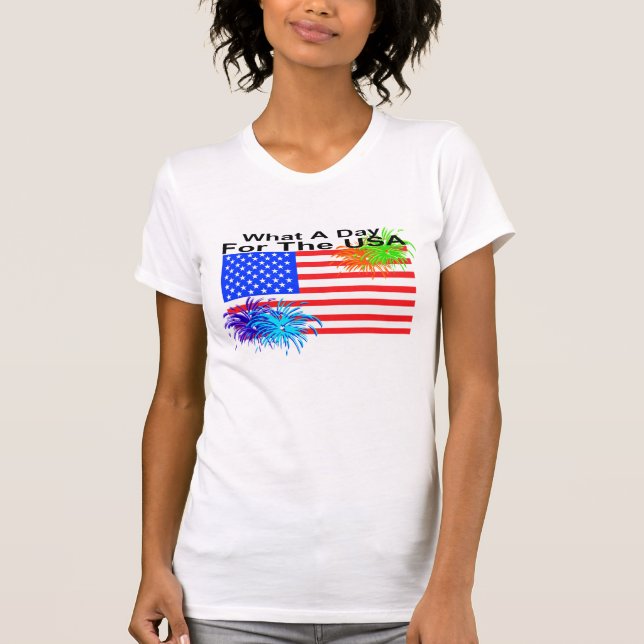 4 De Julio Camiseta Patriótica (Anverso)