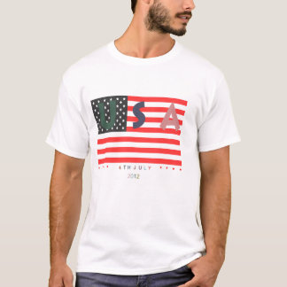 4 de julio camiseta patriótica