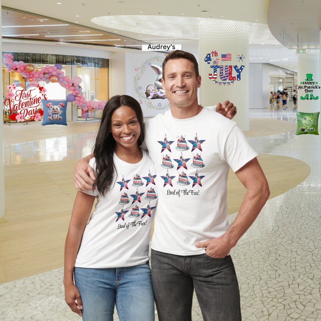 4 de julio: Camiseta "Tierra de los libres" (Subido por el creador)