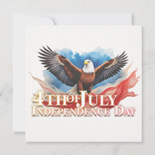 4 de julio de Águila - Diseño de arte patriótico