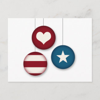 4 de julio de la tarjeta postal de la invitación a