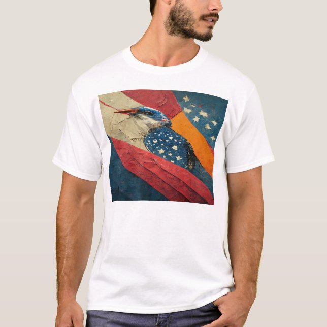 4 de julio Día de la Independencia camisetas de la (Anverso)