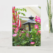 4 de julio Flores - Tarjeta de viñedo de Martha