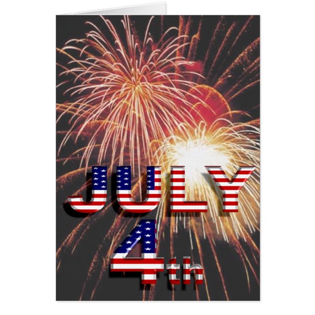 4 de julio Fuegos artificiales (Frente)