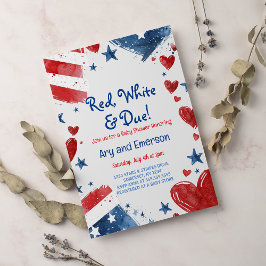 4 de julio Invitación a Baby Shower 4 de julio Duc