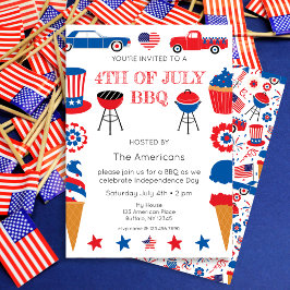 4 de julio Invitación a barbacoa