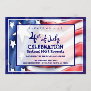 4 de julio Invitación a la celebración