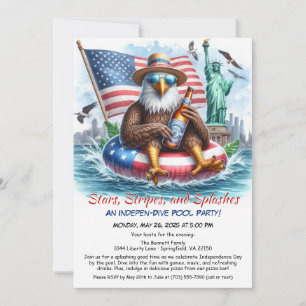 4 de julio Invitación a la Fiesta de la Piscina