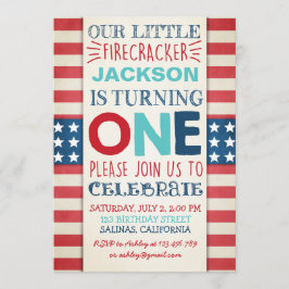 4 de julio Invitación al Día de la Independencia