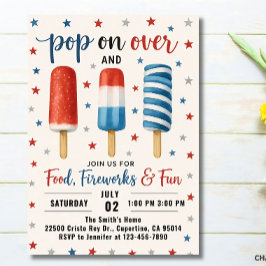 4 de julio Invitación Día de la Independencia fies