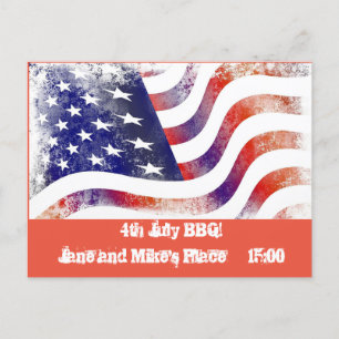 4 de julio invitación - mensaje de encargo