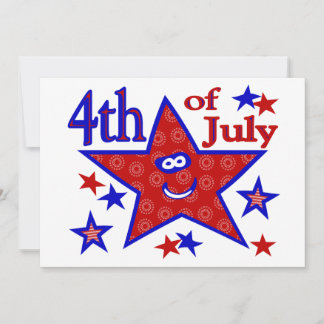 4 de julio Invitaciones