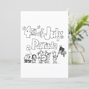 4 De Julio Invitaciones Al Desfile