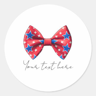 4 de julio Pegatina de Ronda Clásica