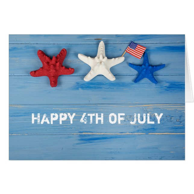 4 de julio Starfish (Anverso (Horizontal))