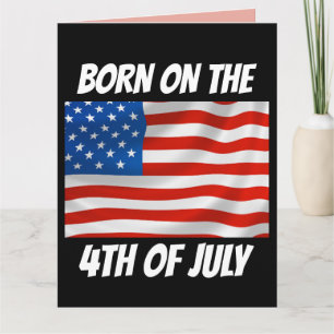 4 DE JULIO Tarjeta de felicitación