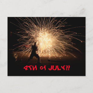 4 de julio!! Tarjetas Postales