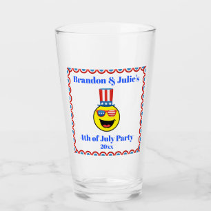 4 de Julio Taza de Cerveza con Emoji Patriótico Ge