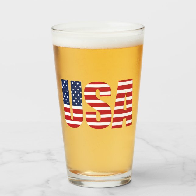 4 de julio, Tumbler de vidrio (Anverso (lleno))