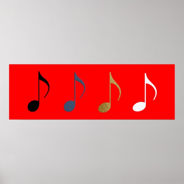 4 decoración de notas musicales (Frente)