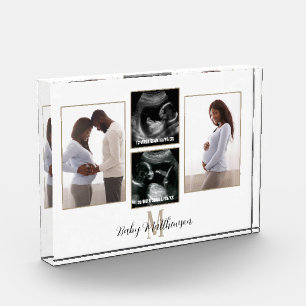 4 foto Collage Monograma Maternidad inicial